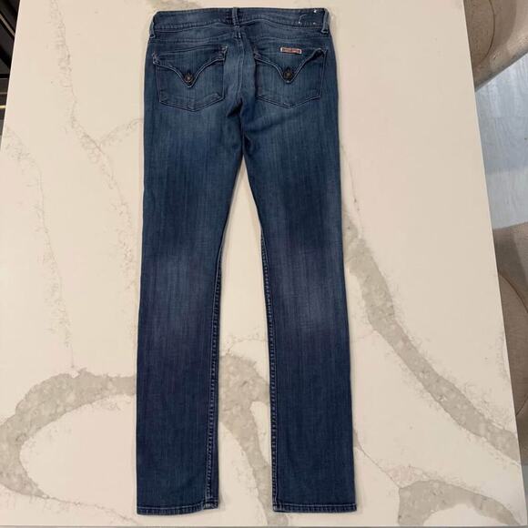 Hudson Collin Flap Skinny Denim Jeans Womens 25 Mid Rise BlueWash Stretch Casual - Picture 5 of 10